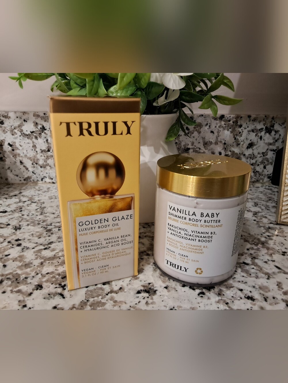 TRULY Golden Glaze & Vanilla Baby Body Butter Set
